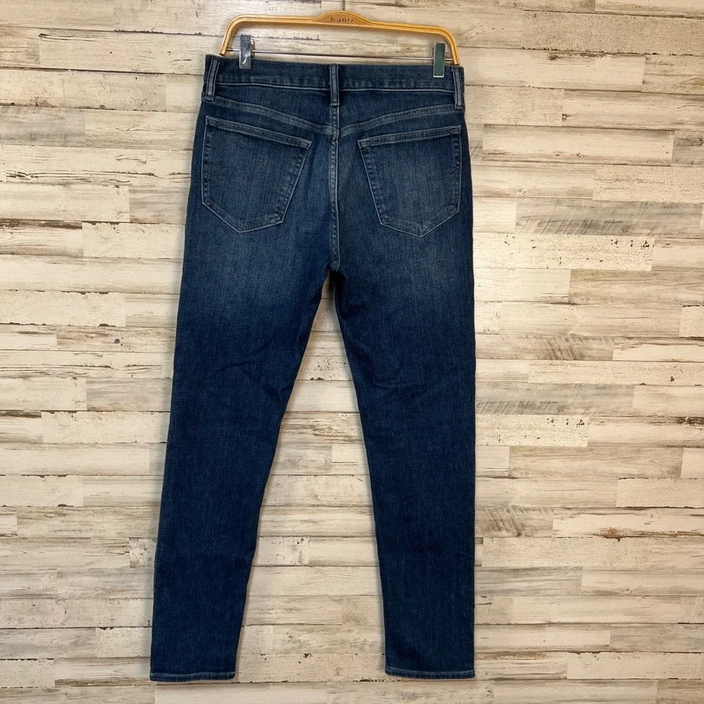 Banana Republic Jeans Mens 31x32 Blue Denim Slim Fit Rapid Movement Dark Wash
